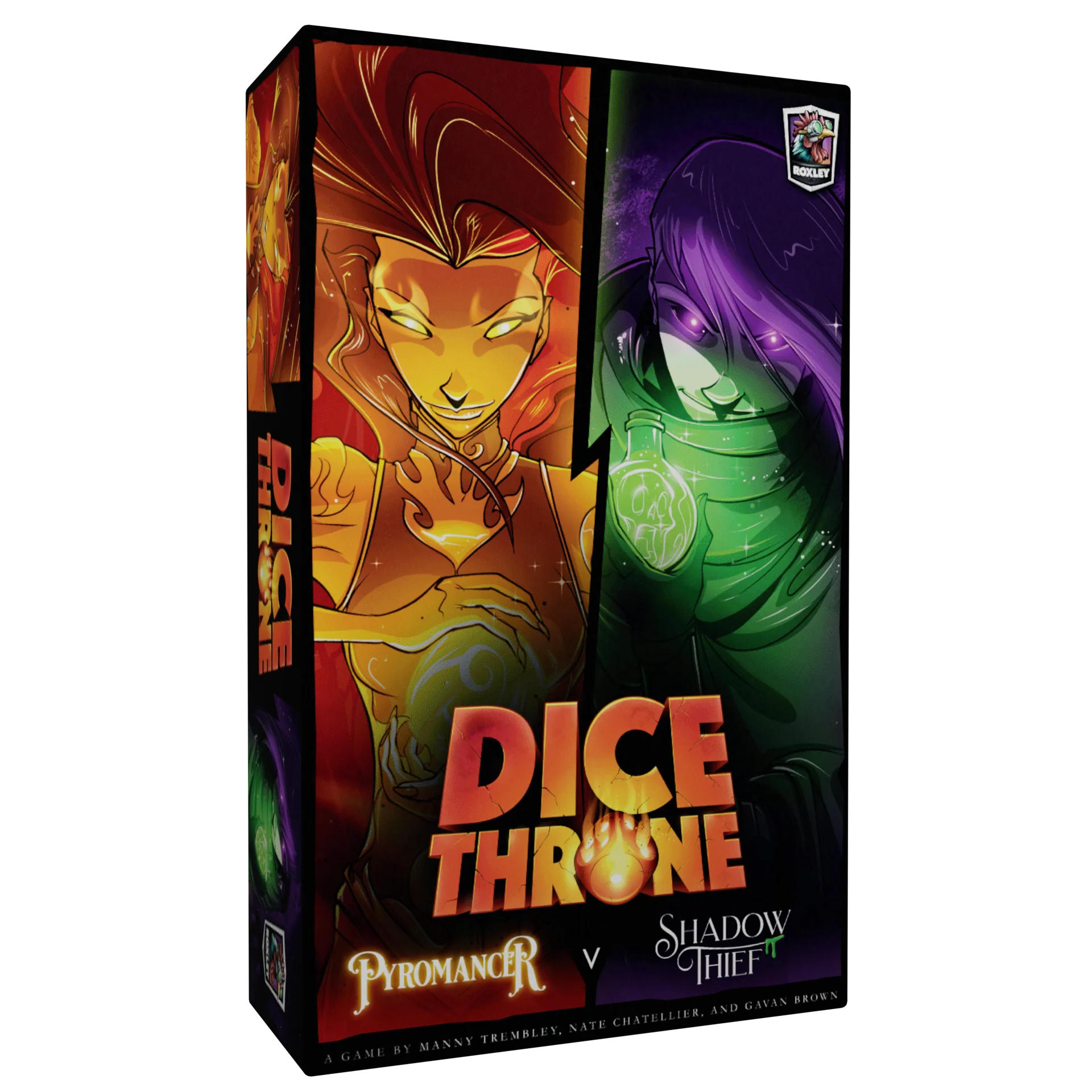 Dice Throne: Pyromancer Vs. Shadow Thief
