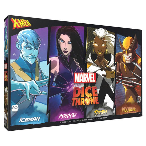Marvel Dice Throne: Iceman / Psylocke / Storm / Wolverine