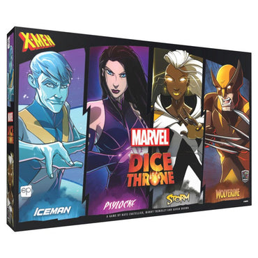 Marvel Dice Throne: Iceman / Psylocke / Storm / Wolverine