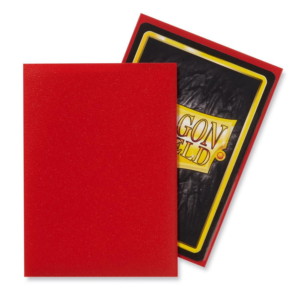 Dragon Shield: Standard 100ct Sleeves - Crimson (Matte)