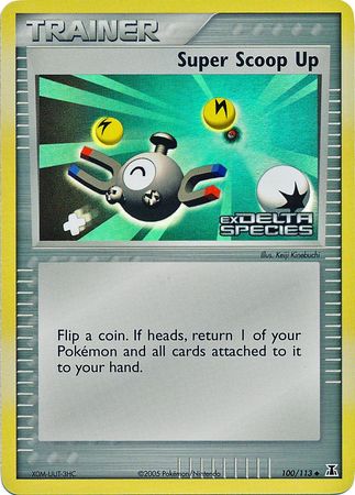 Super Scoop Up (100/113) (Stamped) [EX: Delta Species]