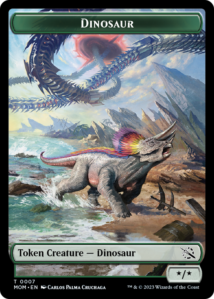 Dinosaur Token [March of the Machine Tokens]