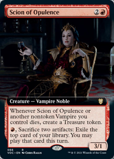 Scion of Opulence (Extended Art) [Innistrad: Crimson Vow Commander]