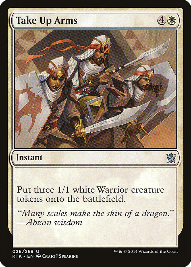 Take Up Arms [Khans of Tarkir]