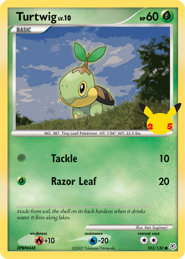 Turtwig (103/130) (Jumbo Card) [First Partner Pack]