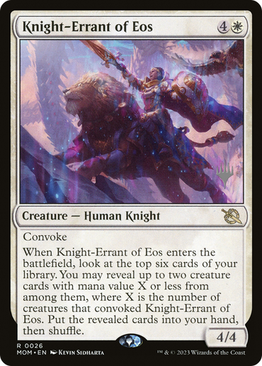 Knight-Errant of Eos (Promo Pack) [March of the Machine Promos]