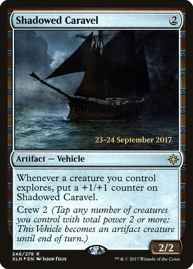 Shadowed Caravel [Ixalan Prerelease Promos]