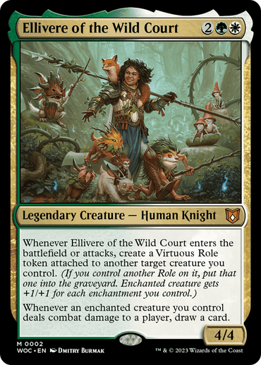 Ellivere of the Wild Court [Wilds of Eldraine Commander]