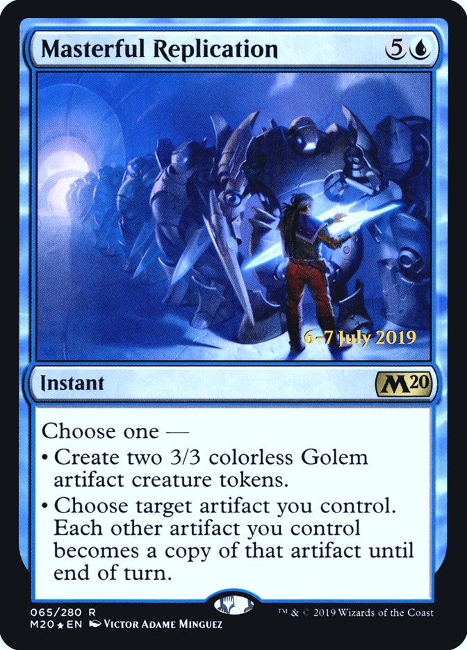 Masterful Replication [Core Set 2020 Prerelease Promos]