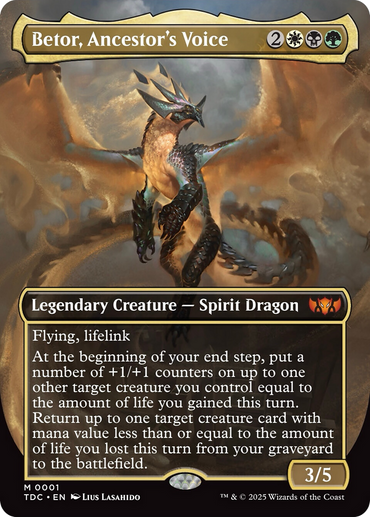 Betor, Ancestor's Voice (Borderless) [Tarkir: Dragonstorm Commander]