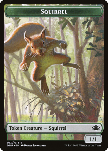 Squirrel Token [Dominaria Remastered Tokens]