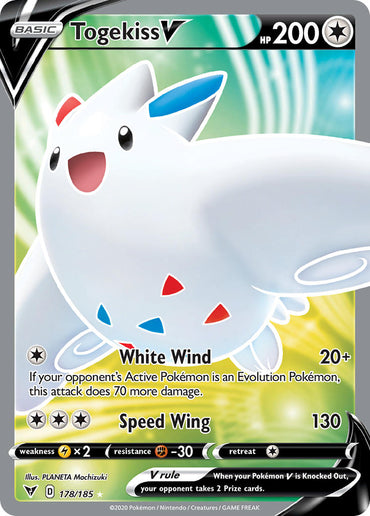 Togekiss V (178/185) [Sword & Shield: Vivid Voltage]