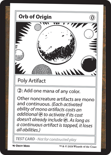 Orb of Origin [Mystery Booster 2 Playtest Cards]