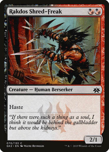 Rakdos Shred-Freak [Ravnica Allegiance Guild Kit]