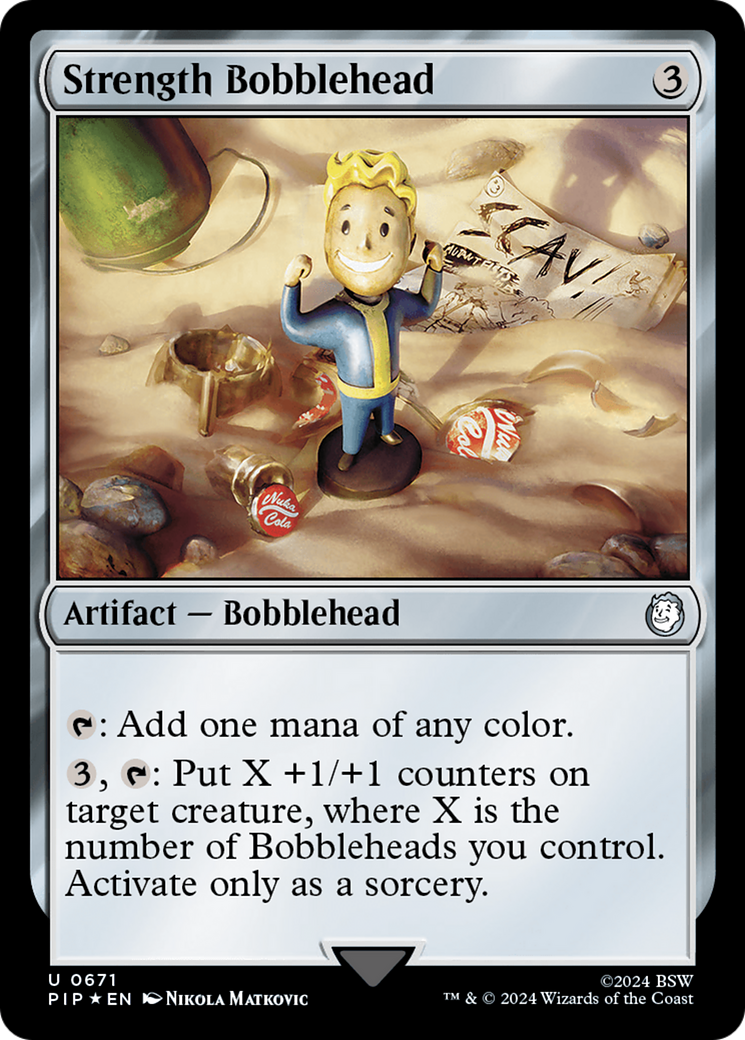 Strength Bobblehead (Surge Foil) [Fallout]