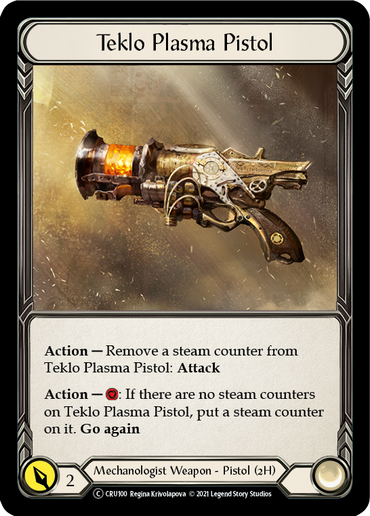 Teklo Plasma Pistol [U-CRU100] (Crucible of War Unlimited)  Unlimited Rainbow Foil