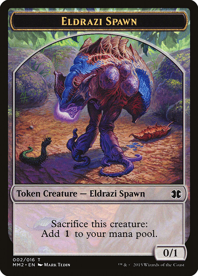 Eldrazi Spawn Token (002/016) [Modern Masters 2015 Tokens]