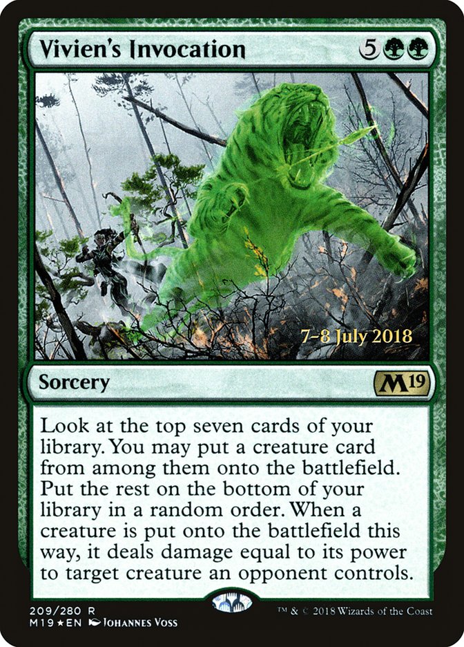 Vivien's Invocation [Core Set 2019 Prerelease Promos]