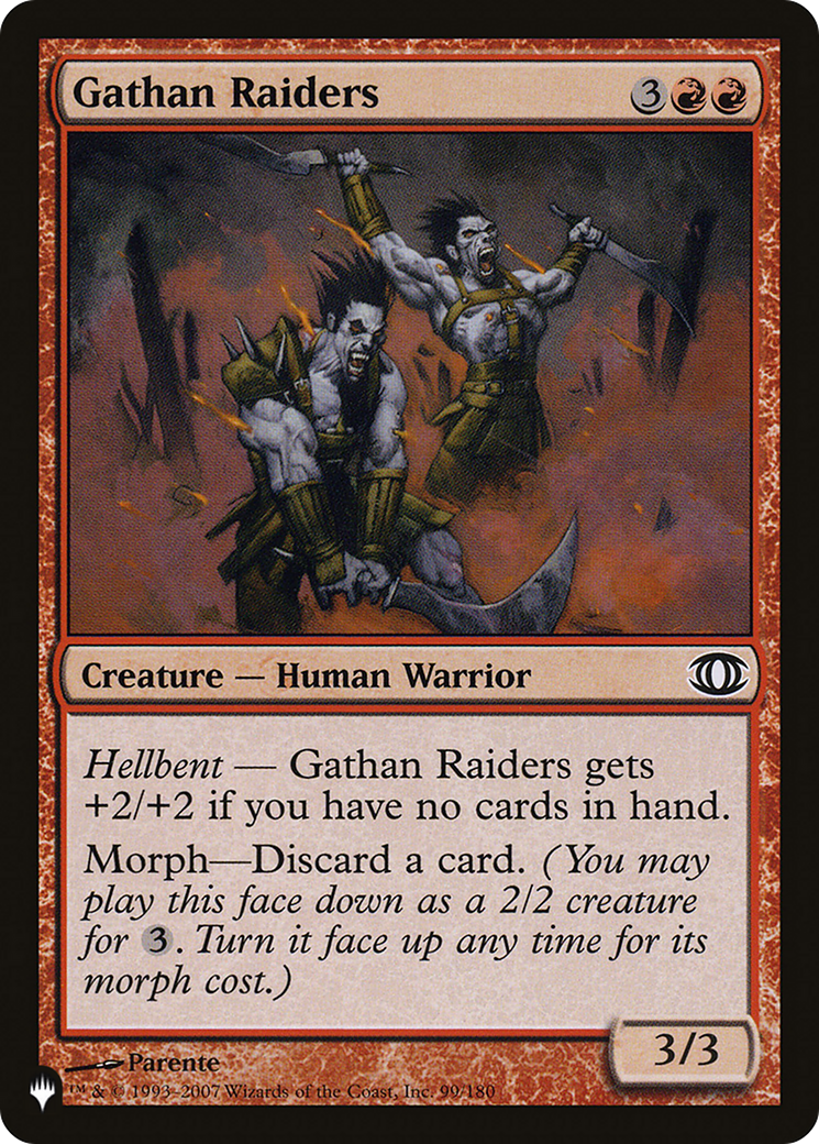 Gathan Raiders [The List]