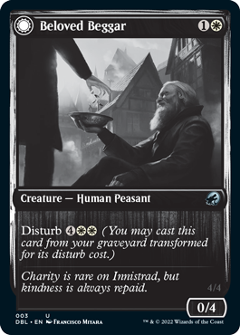 Beloved Beggar // Generous Soul [Innistrad: Double Feature]