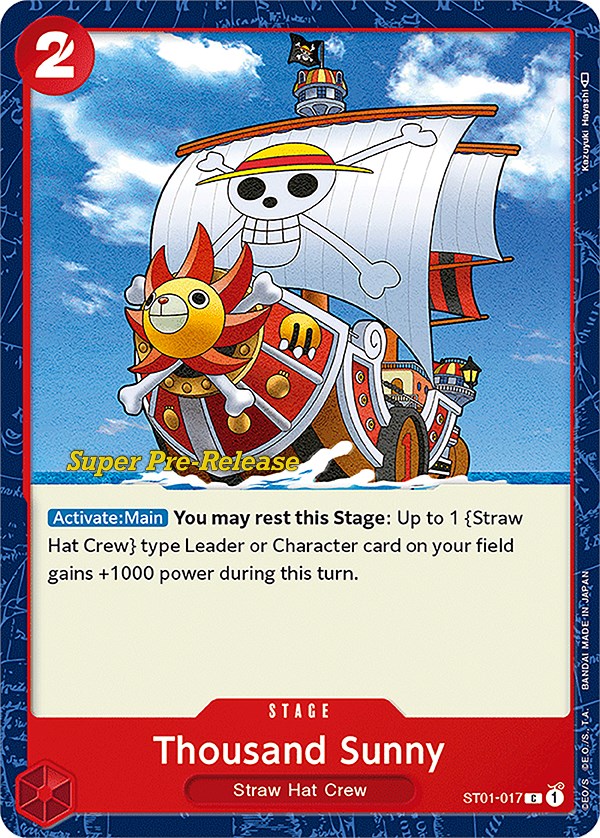 Thousand Sunny [Super Pre-Release Starter Deck: Straw Hat Crew]