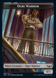 Ogre Warrior // Citizen Double-Sided Token [Streets of New Capenna Tokens]