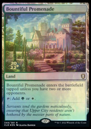 Bountiful Promenade [Commander Legends: Battle for Baldur's Gate Prerelease Promos]