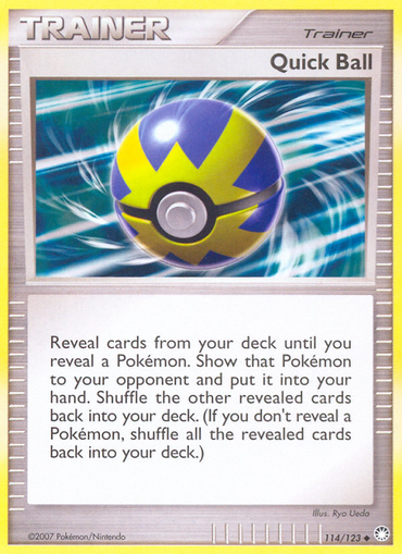 Quick Ball (114/123) [Diamond & Pearl: Mysterious Treasures]