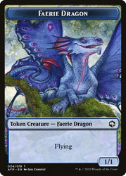 Devil // Faerie Dragon Double-Sided Token [Dungeons & Dragons: Adventures in the Forgotten Realms Tokens]