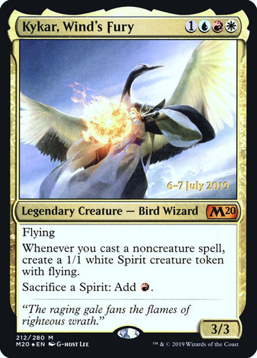 Kykar, Wind's Fury [Core Set 2020 Prerelease Promos]