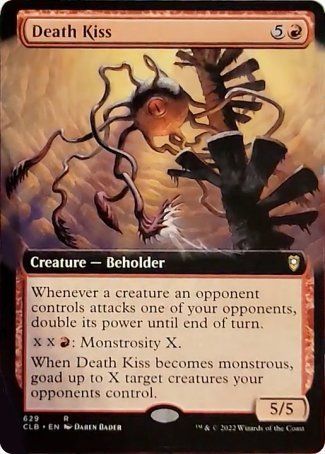 Death Kiss (Extended Art) [Commander Legends: Battle for Baldur's Gate]