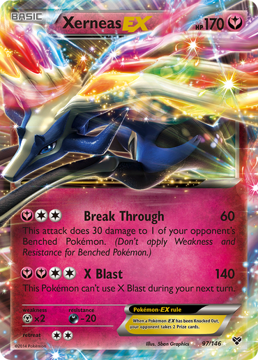 Xerneas EX (97/146) [XY: Base Set]