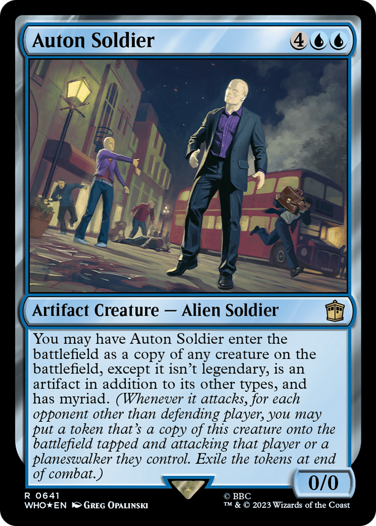 Auton Soldier (Surge Foil) [Doctor Who]