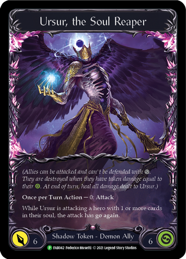 Ursur, the Soul Reaper [FAB042] (Promo)  Rainbow Foil