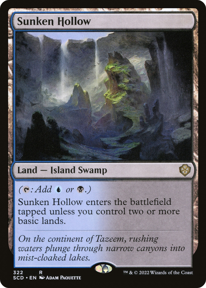 Sunken Hollow [Starter Commander Decks]