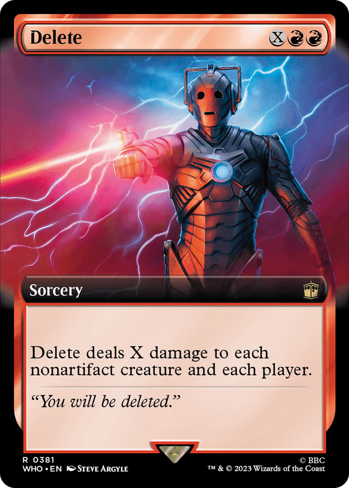 Delete (Extended Art) [Doctor Who]