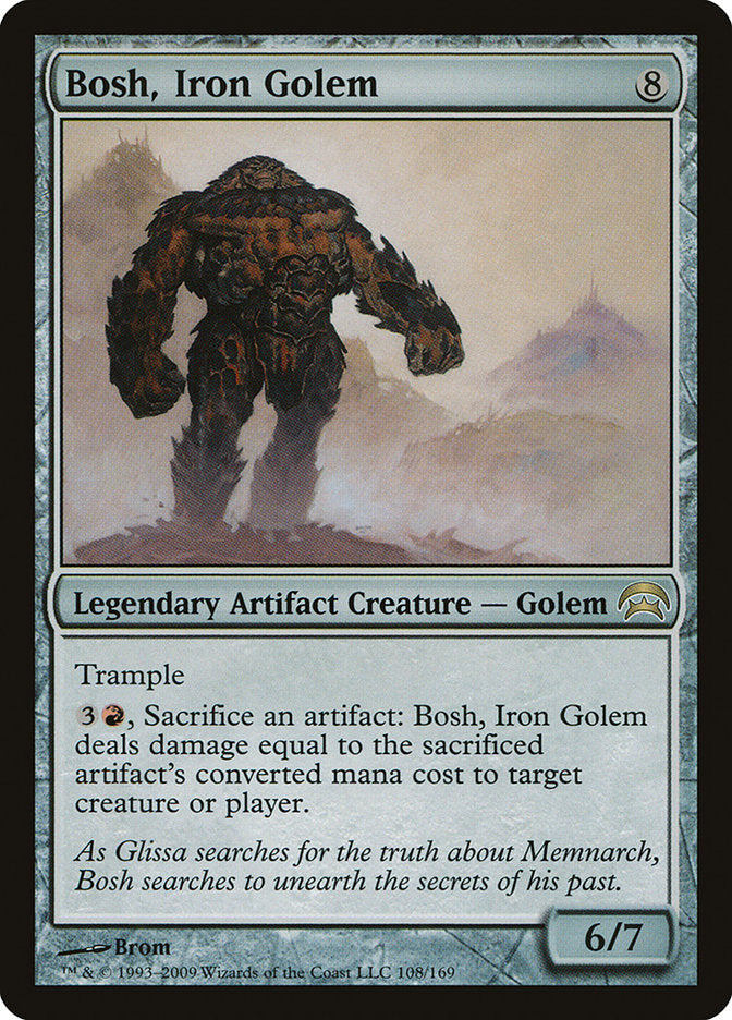 Bosh, Iron Golem [Planechase]