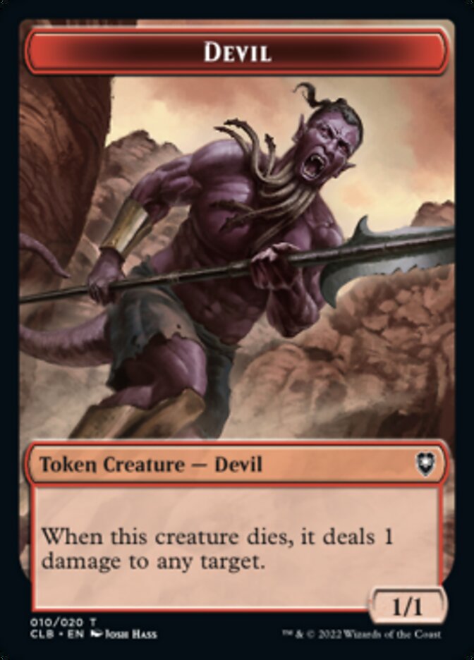 Devil Token [Commander Legends: Battle for Baldur's Gate Tokens]