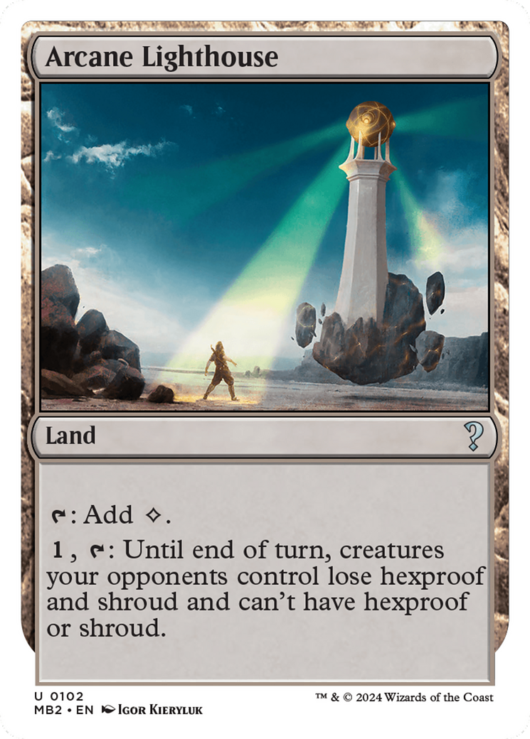 Arcane Lighthouse (White Border) [Mystery Booster 2]