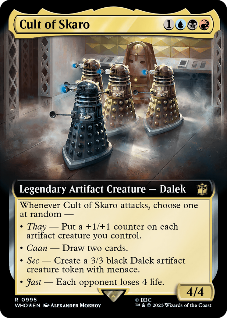 Cult of Skaro (Extended Art) (Surge Foil) [Doctor Who]