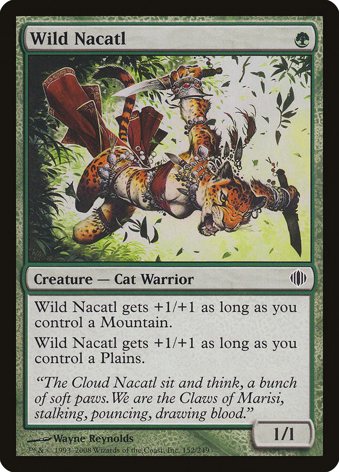 Wild Nacatl [Shards of Alara]