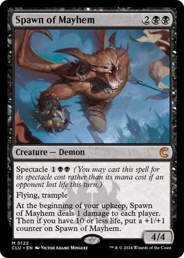 Spawn of Mayhem [Ravnica: Clue Edition]