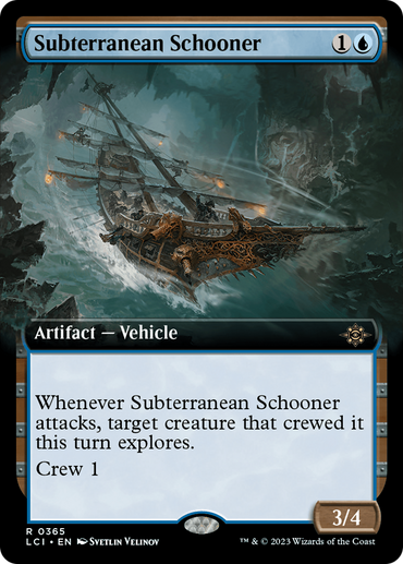 Subterranean Schooner (Extended Art) [The Lost Caverns of Ixalan]