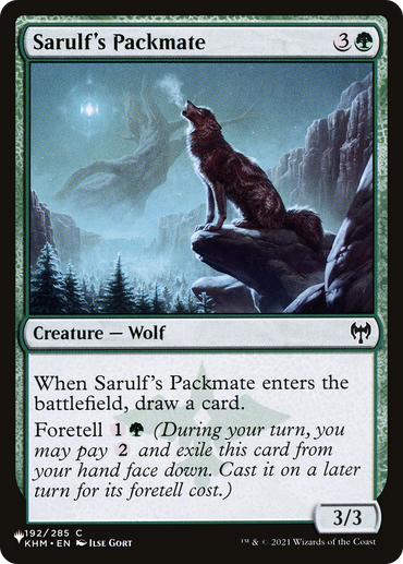 Sarulf's Packmate [The List]