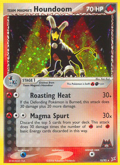 Team Magma's Houndoom (10/95) [EX: Team Magma vs Team Aqua]