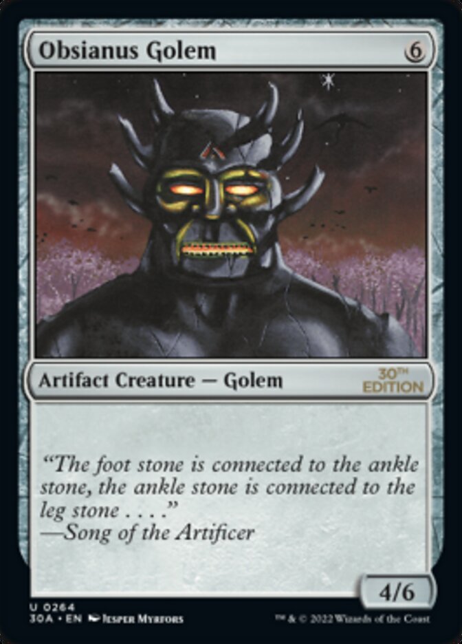 Obsianus Golem [30th Anniversary Edition]