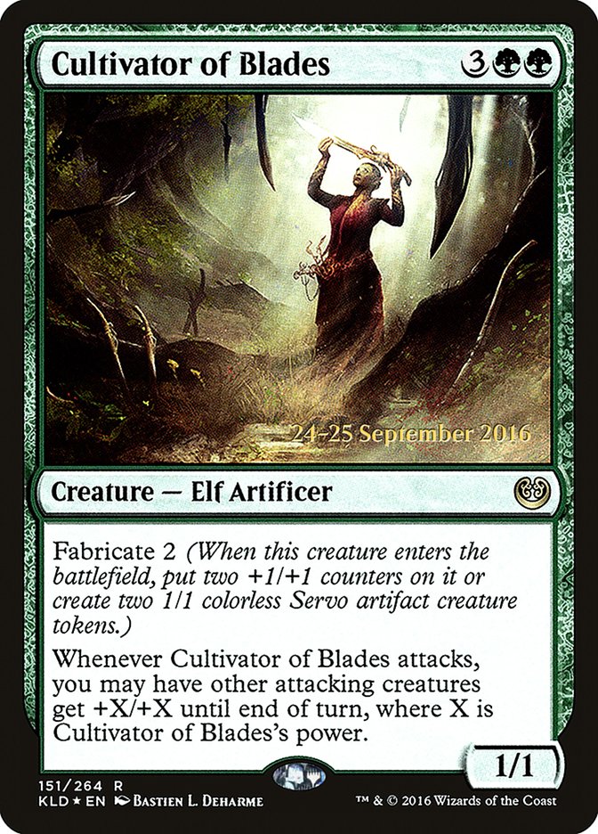 Cultivator of Blades [Kaladesh Prerelease Promos]