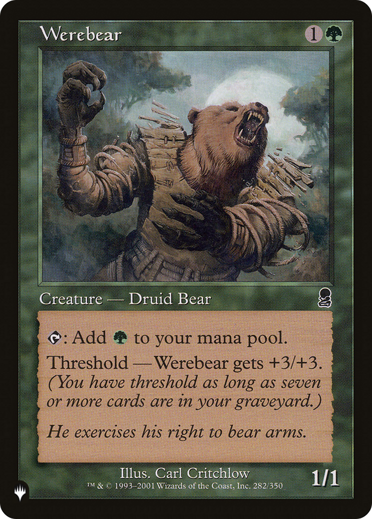 Werebear [The List Reprints]