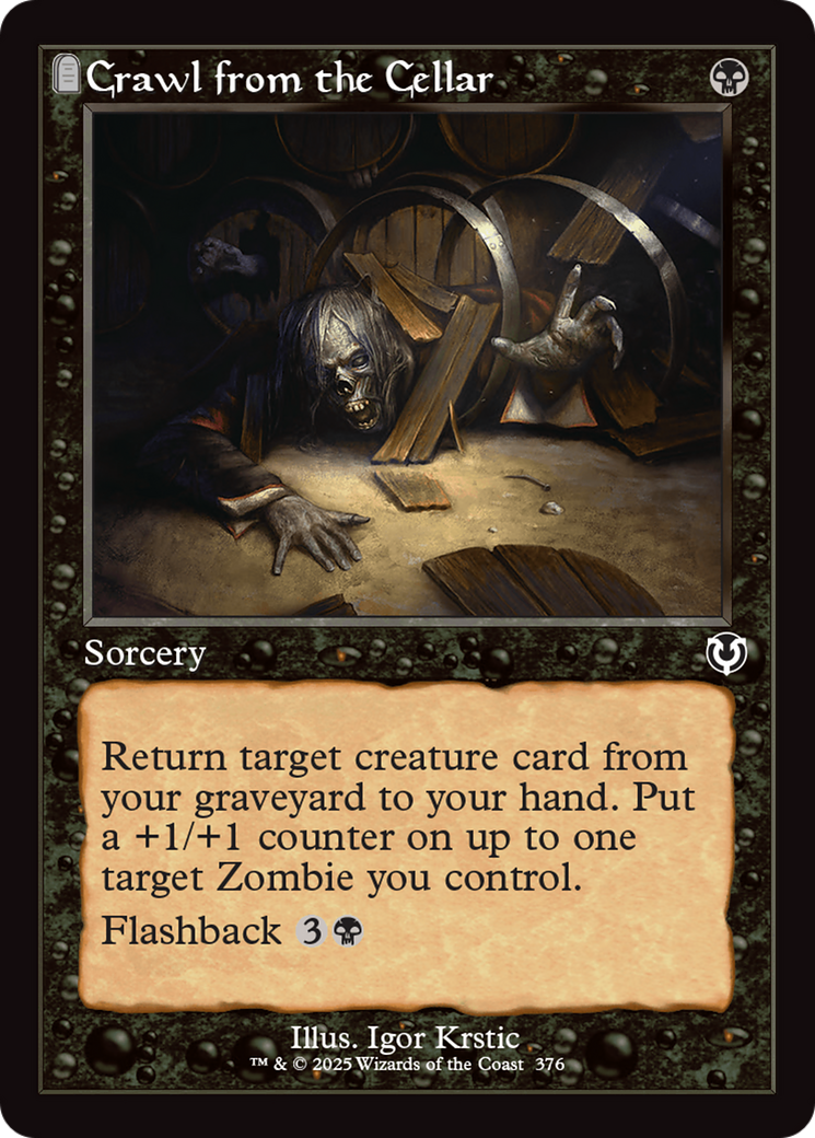 Crawl from the Cellar (Retro Frame) [Innistrad Remastered]