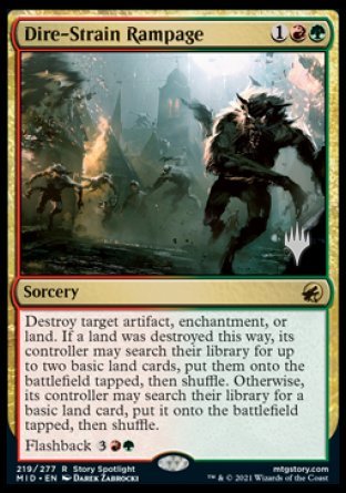 Dire-Strain Rampage (Promo Pack) [Innistrad: Midnight Hunt Promos]